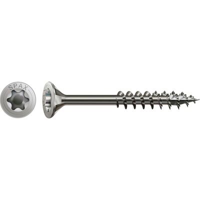 Spax Senkkopf Terrassenschraube T-Star plus-Antrieb Ø 4 mm x 50 mm 25 Stück Spax Senkkopf Terrassenschraube T-Star plus-Antrieb Ø 4 mm x 50 mm 25 Stück