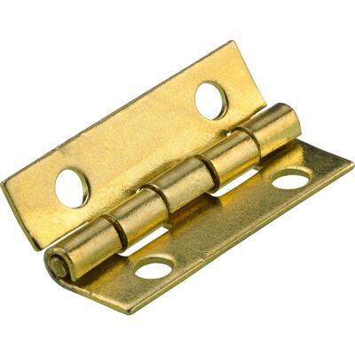 Hettich Schmales Scharnier 15 mm x 25 mm x 15 mm Stahl Vermessingt 4 Stück Hettich Schmales Scharnier 15 mm x 25 mm x 15 mm Stahl Vermessingt 4 Stück