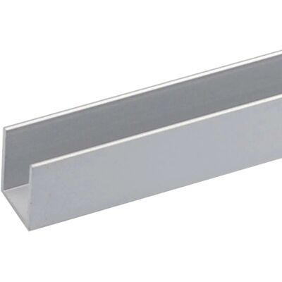 Arcansas U-Profil Aluminium 15 mm x 10 mm x 1.000 mm Silber Arcansas U-Profil Aluminium 15 mm x 10 mm x 1.000 mm Silber