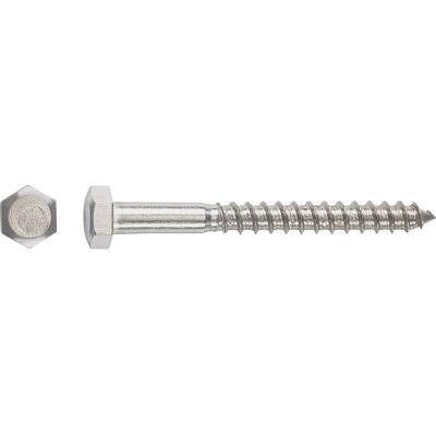 LUXTOOLS LUX-TOOLS Sechskantkopf Holzschraube Außensechskant-Antrieb Ø 6 mm x 60 mm LUXTOOLS LUX-TOOLS Sechskantkopf Holzschraube Außensechskant-Antrieb Ø 6 mm x 60 mm