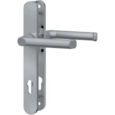 Basi Schmalrahmen Garnitur SR 4100 PZ Rund Alu Edelstahlfarben Lochung PZ 92 8 mm Basi Schmalrahmen Garnitur SR 4100 PZ Rund Alu Edelstahlfarben Lochung PZ 92 8 mm