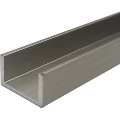 Arcansas U-Profil Aluminium 20 mm x 10 mm x 1.000 mm Arcansas U-Profil Aluminium 20 mm x 10 mm x 1.000 mm