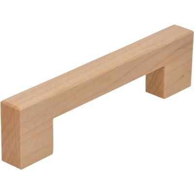 Siro Möbelgriff S669 Holz Ahorn Natur Lackiert Lochabstand 96 mm Siro Möbelgriff S669 Holz Ahorn Natur Lackiert Lochabstand 96 mm