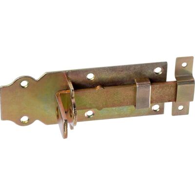 Unknown - 140x45 mm gelb galvanisierte Riegellatch Unknown - 140x45 mm gelb galvanisierte Riegellatch