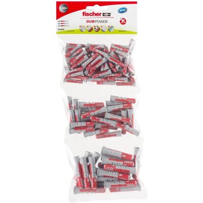 Fischer Universaldübel DuoPower im Dreikammerbeutel 130 Stück Fischer Universaldübel DuoPower im Dreikammerbeutel 130 Stück