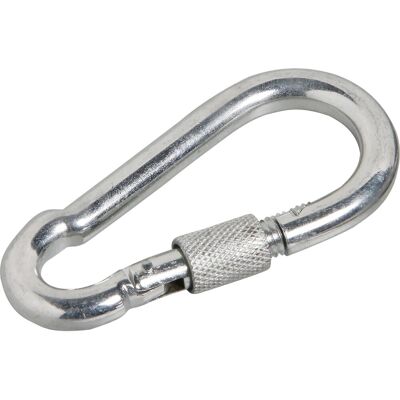 Karabinerhaken Verzinkt 100 mm x 50 mm x Ø 10 mm Karabinerhaken Verzinkt 100 mm x 50 mm x Ø 10 mm