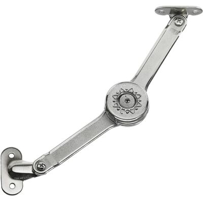 Hettich Klappenstütze Flexi mit stufenloser Anpassung der Einrastposition Hettich Klappenstütze Flexi mit stufenloser Anpassung der Einrastposition