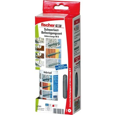 Fischer Schwerlast-Befestigungsset Ankerstange M 8 Fischer Schwerlast-Befestigungsset Ankerstange M 8