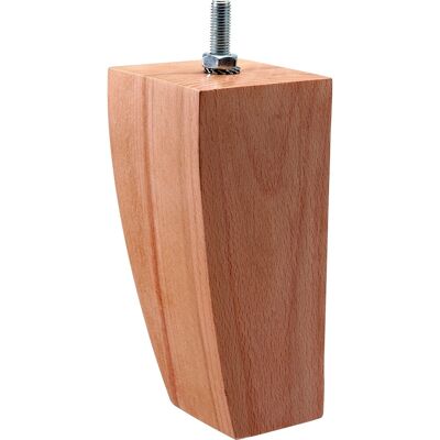 Hettich Möbelfuß Ulma 150 x 60 x 60 mm Holz Buche mit M8 Schraube 1 Stk. FSC® Hettich Möbelfuß Ulma 150 x 60 x 60 mm Holz Buche mit M8 Schraube 1 Stk. FSC®