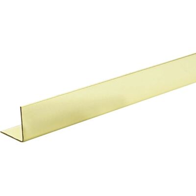 Arcansas Winkelprofil gleichschenklig Messing 15 mm x 15 mm x 1.000 mm Arcansas Winkelprofil gleichschenklig Messing 15 mm x 15 mm x 1.000 mm