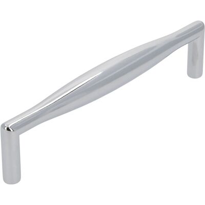 Siro Möbelgriff 1837 Metall Chrom Glänzend Lochabstand 128 mm Siro Möbelgriff 1837 Metall Chrom Glänzend Lochabstand 128 mm