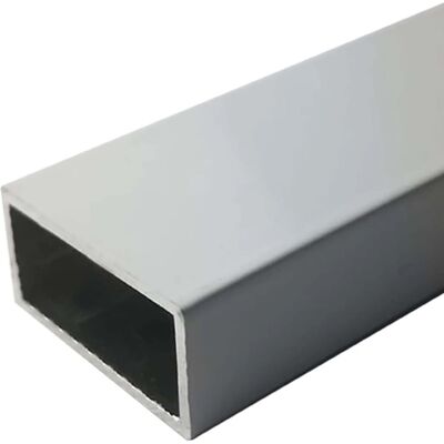 Arcansas Rechteckiges Aluminiumsrohr - 45x25mm, 1m, Silber Arcansas Rechteckiges Aluminiumsrohr - 45x25mm, 1m, Silber