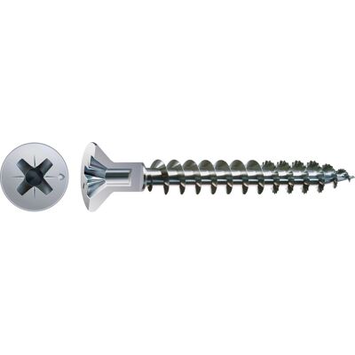 Spax Senkkopf Möbelschraube PZ-Antrieb Ø 4,5 mm x 40 mm 100 Stück Spax Senkkopf Möbelschraube PZ-Antrieb Ø 4,5 mm x 40 mm 100 Stück