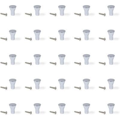 Emuca Lot von 20 Möbelgriffe Utiel L300 mm 256 mm Achsenabstand Stahl Nickel Satiniert Emuca Lot von 20 Möbelgriffe Utiel L300 mm 256 mm Achsenabstand Stahl Nickel Satiniert
