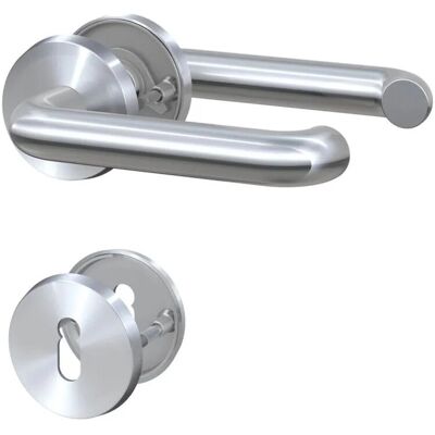BASI 7306-2108 Edelstahl Türgriff-Set - Türart BASI 7306-2108 Edelstahl Türgriff-Set - Türart
