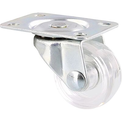 Wagner Möbel-Lenkrolle Tragkraft 15 kg Verzinkt Transparent Ø 30 mm Wagner Möbel-Lenkrolle Tragkraft 15 kg Verzinkt Transparent Ø 30 mm
