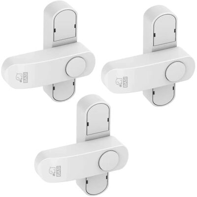 Basi Fenster und Fenstertürenzusatzsicherung Set 3* FS 500 Weiß Einflügelig Basi Fenster und Fenstertürenzusatzsicherung Set 3* FS 500 Weiß Einflügelig