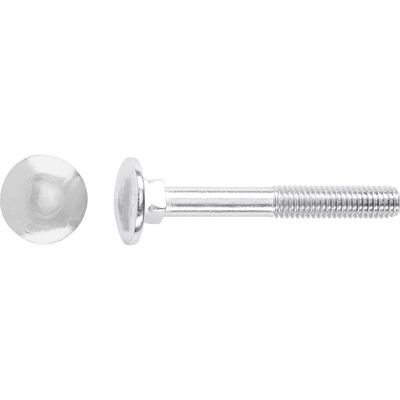 LUXTOOLS LUX-TOOLS Schlossschrauben Flachrundkopf M5 x 30 mm Stahl 100 Stück LUXTOOLS LUX-TOOLS Schlossschrauben Flachrundkopf M5 x 30 mm Stahl 100 Stück