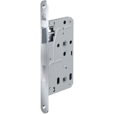 Basi Zimmertürschloss ES 929 BAD DIN Rechts/Links Rundstulp 20 mm Edelstahl Falle/Riegel Aluminium Basi Zimmertürschloss ES 929 BAD DIN Rechts/Links Rundstulp 20 mm Edelstahl Falle/Riegel Aluminium