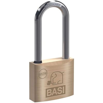 Basi Vorhangschloss VHS 612H 30 mm Bügelhöhe 40 mm Gleichschließend mit Wasserstop Messinggehäuse Basi Vorhangschloss VHS 612H 30 mm Bügelhöhe 40 mm Gleichschließend mit Wasserstop Messinggehäuse