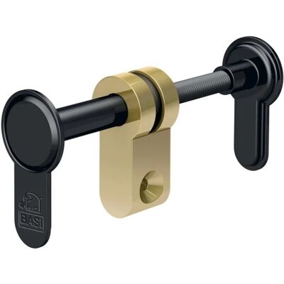 Basi Blindzylinder VariAbel BZV 100 FS Vernickelt Schwarz für Einstellbereich 45-95 mm und für FH Türen bis T90 Geeignet Basi Blindzylinder VariAbel BZV 100 FS Vernickelt Schwarz für Einstellbereich 45-95 mm und für FH Türen bis T90 Geeignet