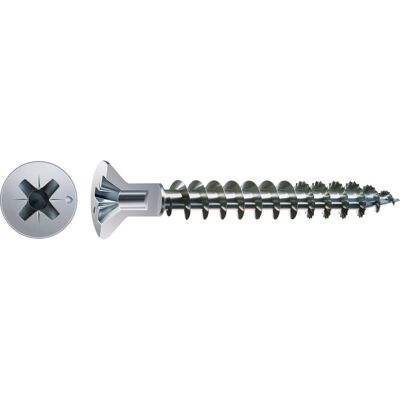 Spax Senkkopf Möbelschraube PZ-Antrieb Ø 4,5 mm x 30 mm 25 Stück Spax Senkkopf Möbelschraube PZ-Antrieb Ø 4,5 mm x 30 mm 25 Stück