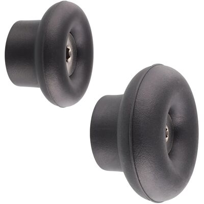 Wagner Wandhaken-Set Dot WH 0200 Schwarz 4 Stück Wagner Wandhaken-Set Dot WH 0200 Schwarz 4 Stück