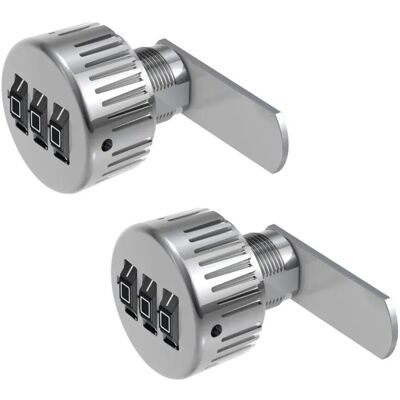 Basi Hebelschloss HS 362 mit Einstellbarer Zahlenkombination für Spinde & Schubladen 2er Set Basi Hebelschloss HS 362 mit Einstellbarer Zahlenkombination für Spinde & Schubladen 2er Set