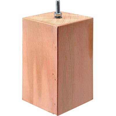 Hettich Möbelfuß Brema 150 x 90 x 90 mm Holz Kiefer mit M8 Schraube 1 Stück FSC® Hettich Möbelfuß Brema 150 x 90 x 90 mm Holz Kiefer mit M8 Schraube 1 Stück FSC®