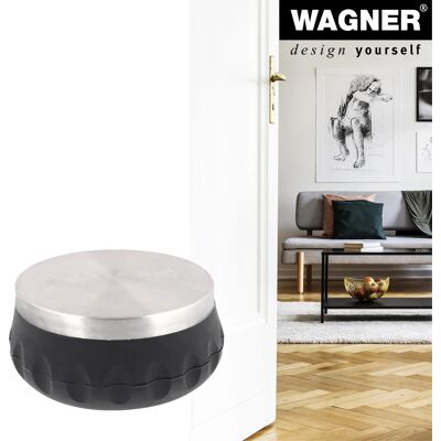 Wagner Bodentürstopper Ø 93 mm x 43 mm Edelstahl Optik Wagner Bodentürstopper Ø 93 mm x 43 mm Edelstahl Optik