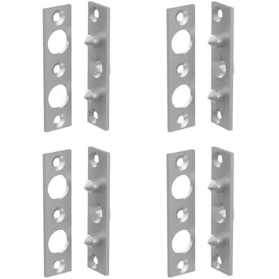 Basi Bändersicherung BSA 90 mit 2 Zapfen Verzinkt 90*22 mm 4er Set Basi Bändersicherung BSA 90 mit 2 Zapfen Verzinkt 90*22 mm 4er Set