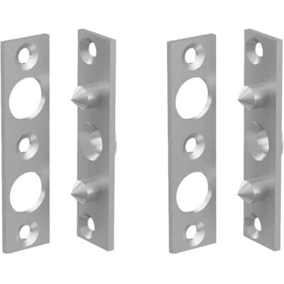 Basi Bändersicherung BSA 90 mit 2 Zapfen Verzinkt 90*22 mm 2er Set Basi Bändersicherung BSA 90 mit 2 Zapfen Verzinkt 90*22 mm 2er Set