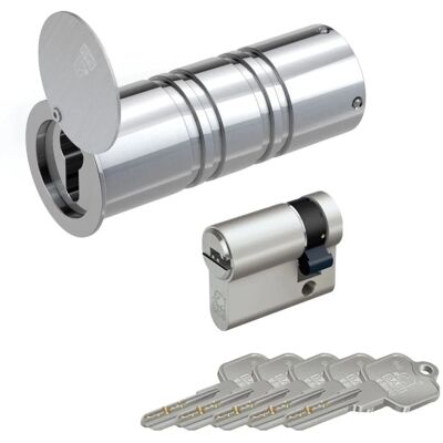 Basi Rohrtresor mit Profil Halbzylinder Set RT 101MS Basi Rohrtresor mit Profil Halbzylinder Set RT 101MS