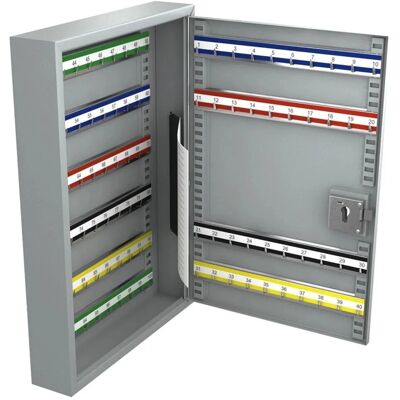 Basi Schlüsselschrank SS 100 PZ Grau Vorgerichtet für Profil Halbzylinder 100 Haken Basi Schlüsselschrank SS 100 PZ Grau Vorgerichtet für Profil Halbzylinder 100 Haken