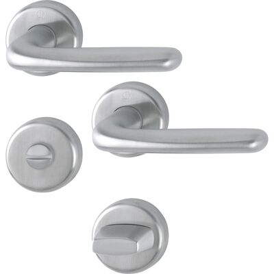 HOPPE - Cardiff - Edelstahl - Edelstahlfarben - Door hardware HOPPE - Cardiff - Edelstahl - Edelstahlfarben - Door hardware