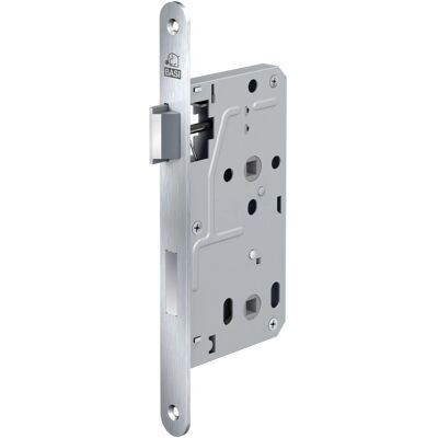 Basi Zimmertürschloss ES 929 BAD DIN Links Rundstulp 20 mm Edelstahl Falle Kunststoff Riegel Aluminium Basi Zimmertürschloss ES 929 BAD DIN Links Rundstulp 20 mm Edelstahl Falle Kunststoff Riegel Aluminium