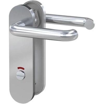 Basi Kurzschild Garnitur ZB 3800 Edelstahl Lochung WC/Bad Rechts Basi Kurzschild Garnitur ZB 3800 Edelstahl Lochung WC/Bad Rechts