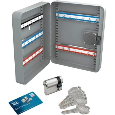 Basi Schlüsselschrank mit Halbzylinder 35 Haken Basi Schlüsselschrank mit Halbzylinder 35 Haken