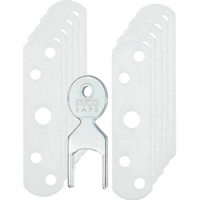Bever Fenstersicherung Zubehörset 24SW Weiss Bever Fenstersicherung Zubehörset 24SW Weiss