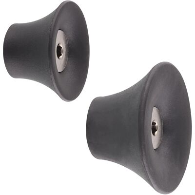 Wagner Wandhaken-Set Tulip WH 0300 Schwarz 4 Stück Wagner Wandhaken-Set Tulip WH 0300 Schwarz 4 Stück