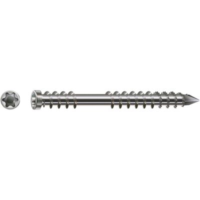 Spax Zylinderkopf Terrassenschraube T-Star plus-Antrieb Ø 5 mm x 60 mm 125 Stück Spax Zylinderkopf Terrassenschraube T-Star plus-Antrieb Ø 5 mm x 60 mm 125 Stück