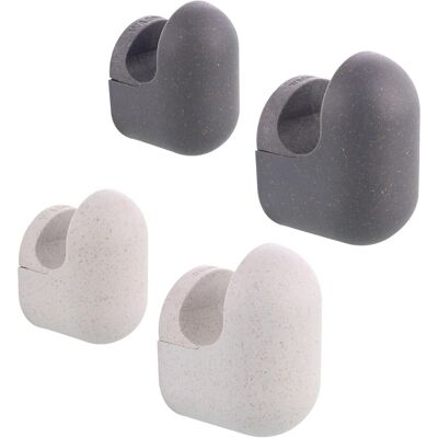Wagner Wandhaken-Set Pill WH 0411 Schiefergrau-Lichtgrau 4 Stück Wagner Wandhaken-Set Pill WH 0411 Schiefergrau-Lichtgrau 4 Stück