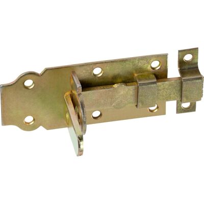 Türschlossriegel Gelb Verzinkt 100 mm x 45 mm Türschlossriegel Gelb Verzinkt 100 mm x 45 mm