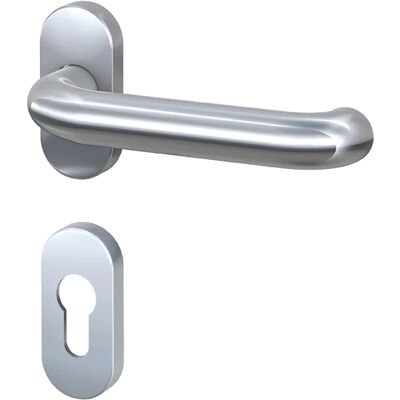 Basi Zb 3150 Pz - Türklinkensatz - Edelstahl Basi Zb 3150 Pz - Türklinkensatz - Edelstahl