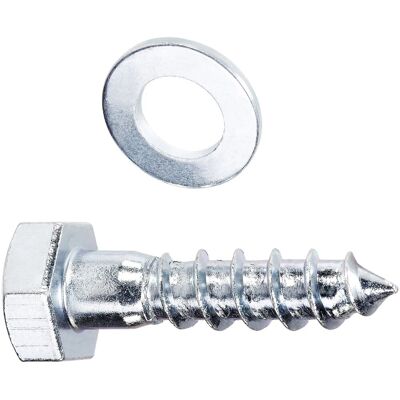 LUXTOOLS LUX-TOOLS Schrauben-Set 10 mm x 40 mm für Bodeneinschlaghülse LUXTOOLS LUX-TOOLS Schrauben-Set 10 mm x 40 mm für Bodeneinschlaghülse