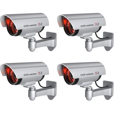 Basi KameraAttrappe KA 300 Silber mit Blinkendem LEDLicht 4* Basi KameraAttrappe KA 300 Silber mit Blinkendem LEDLicht 4*