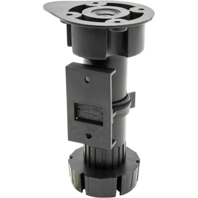 Wagner Sockelverstellfuß Justierbar L 115-185 mm Schwarz 4 Stück Wagner Sockelverstellfuß Justierbar L 115-185 mm Schwarz 4 Stück