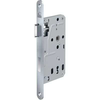 Basi Zimmertürschloss ES 927 BB DIN Links Rundstulp 20 mm Edelstahl Falle Kunststoff Riegel Aluminium 1 Schlüssel Basi Zimmertürschloss ES 927 BB DIN Links Rundstulp 20 mm Edelstahl Falle Kunststoff Riegel Aluminium 1 Schlüssel