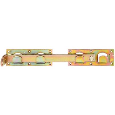Doppeltor-Überwurf Gelb Verzinkt 420 mm x 70 mm Doppeltor-Überwurf Gelb Verzinkt 420 mm x 70 mm