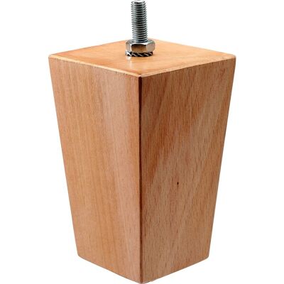 Hettich Möbelfuß Vasio 120 x 70 x 70 mm Holz Buche mit M8 Schraube 1 Stk. FSC® Hettich Möbelfuß Vasio 120 x 70 x 70 mm Holz Buche mit M8 Schraube 1 Stk. FSC®